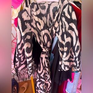 FABULOUS BOHEMIAN AIRY LIGHT WRAP IKAT DRESS!!